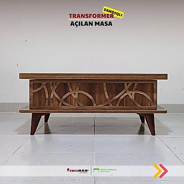 Masalar: Jurnal masası, Yeni, Transformer, Laminat, Dördbucaq masa — 7