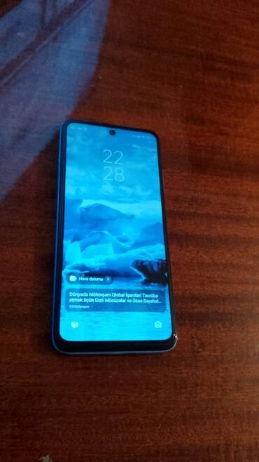redmi 10 s: Redmi Note 10, 64 GB, rəng - Göy, Düyməli, Sensor, Barmaq izi