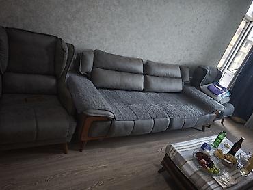 gaming kreslolar: Skandinaviya üslubunda yumşaq mebel dəsti - Tərkib: 3 nəfərlik geniş — 1
