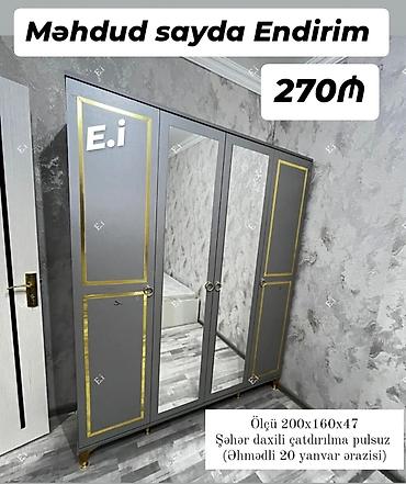 Sifarişlə yazı masaları: Məhsullar: - Yazı/kompüter masası – ağ rəngdə, yığcam iş küncü. Üst — 6