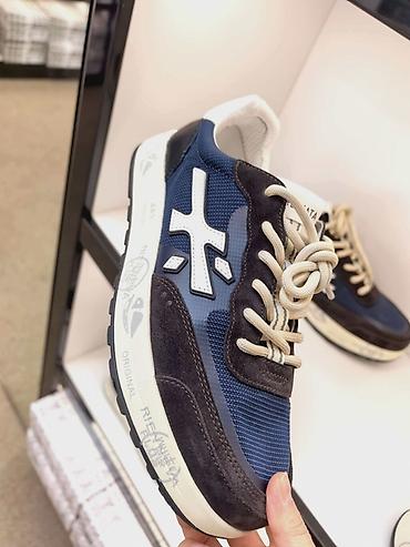 Кроссовки и спортивная обувь: Premiata Мужские-Женские кроссовки в ретро-стиле с массивной подошвой — 19