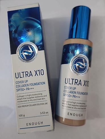 collagen krem: Enough Ultra X10 Cover Up Collagen Foundation SPF50+ PA+++ 13. - — 3