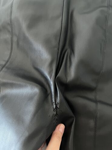 Açıqcalar: Zara deri şalvar. Eslinde az geyilib yaxsı — 9