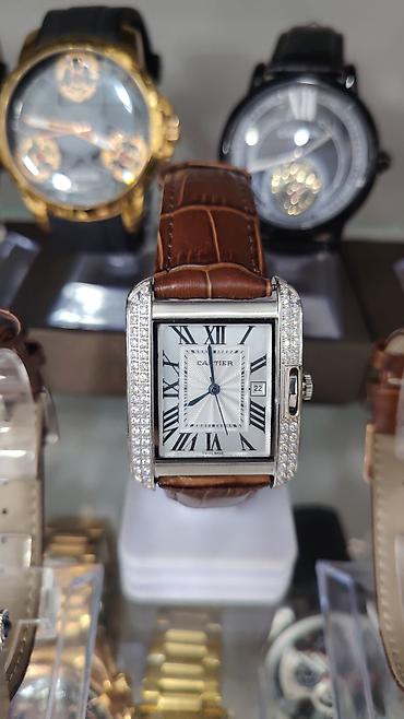 Aksesuarlar: Cartier Tank Divan tərzində klassik kişi qol saatı - Korpus — 3