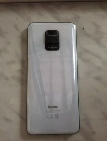 işlənmiş kamera: Xiaomi Redmi Note 9 Pro, 128 ГБ, цвет - Белый, 
 Битый, Отпечаток пальца