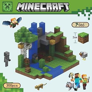 Игрушки: 🧲 Магнитные кубики Minecraft 554 шт + 15 минифигурок- 4150 сом 538 шт — 5