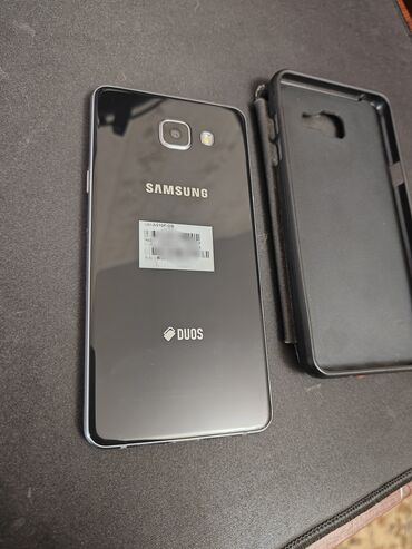 samsung a5 2016: Samsung Galaxy A5 2016, Колдонулган, түсү - Кара, 2 SIM