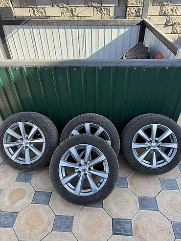 Шиналар жана дисктер: Дөңгөлөктөр монтажда 205 / 55 / R 16, Кыш, Жаңы, Комплект, Жеңил унаалар, Куйма, тешиктери - 5 — 1