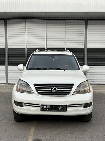 зеркало lx570: Полноразмерный внедорожник Lexus GX 470 белого цвета. Автомобиль