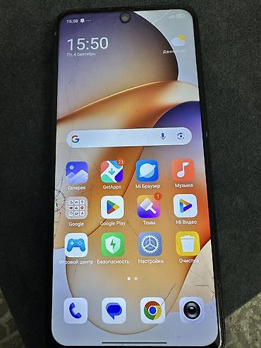 антишпион: Redmi, Redmi 12, Б/у, 128 ГБ, цвет - Черный, 2 SIM — 2