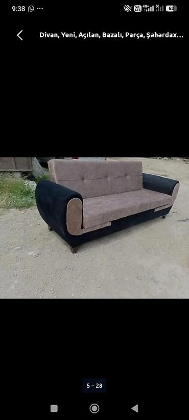 divan olcusu: Divan, Qonaq otağı üçün, Bazalı, Açılan — 1
