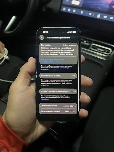 дисплей iphone 6: IPhone 15, Б/у, 128 ГБ, Black Titanium, Защитное стекло, 77 % — 3