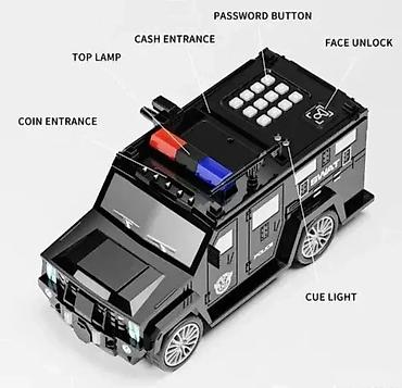 replike satova: Policijski Auto Bankomat Kasica za Čuvanje Novca Ova kasica u obliku — 3