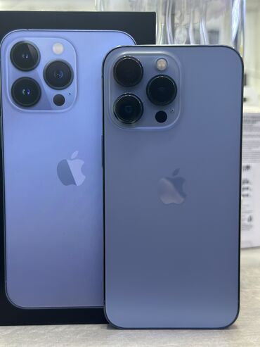 iphone 13 mini бу: IPhone 13 Pro, Б/у, 256 ГБ, Sierra Blue, Кабель, Коробка, 81 %