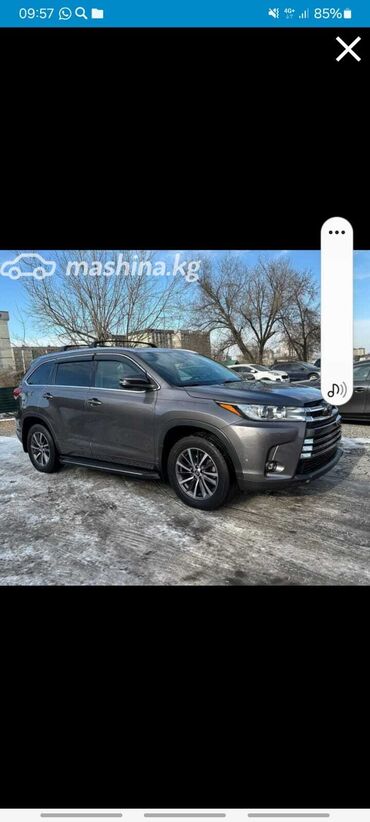 Toyota: Toyota Highlander: 2017 г., 3.5 л, Автомат, Бензин, Внедорожник — 3