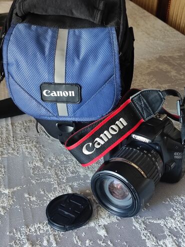 canon eos 550d: Canon fotoaparat Heç bir problemi yoxdur Fotoaparat + 18-200 lens +