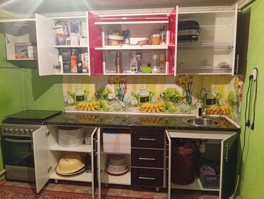 газовая печь для дома купить: Ашкана гарнитуру, Колдонулган, түсү - Кызыл, Өзү алып кетүү