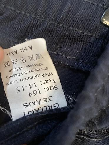 uşaq cins şortları: Gallant Jeans Original Denim markalı qalın uşaq şalvarı. Ölçü 14-15 — 4
