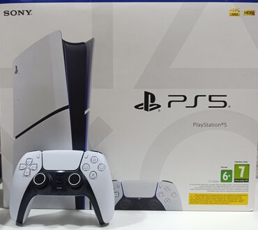 PS5 (Sony PlayStation 5): Təzə kimi PlayStation5 slim 1TB disc version 3ay servis zəmanəti var