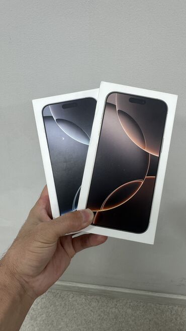 купить айфон 16 бишкек: IPhone 16 Pro Max, Новый, 256 ГБ, Desert Titanium, Кабель, Коробка, 100 %