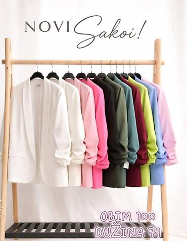 laneni sakoi zenski: Novi ženski sakoi – elegantan, lagan kroj bez kopčanja, sa blago — 1