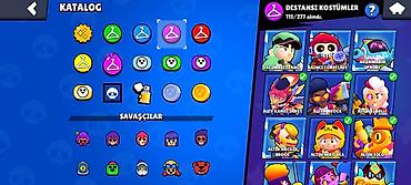 Digər kolleksiyalar: Brawl Stars hesabı - Kupa yolu: 74 954 (ən yüksək 74 962) - Toplanan — 5