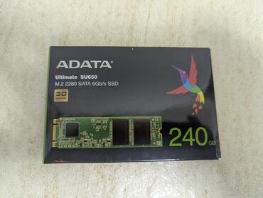 ssd m2 бишкек: Накопитель, Новый, ADATA, SSD, 256 ГБ, Для ноутбука