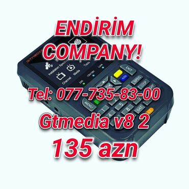 televizor asan: Ən ucuz qiymət!!! Yeni model Gtmedia v8 2 (7,4 v / 4000 mah) (İşlənmiş