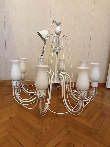 Çılçıraq, 10 və daha çox lampa, Metal