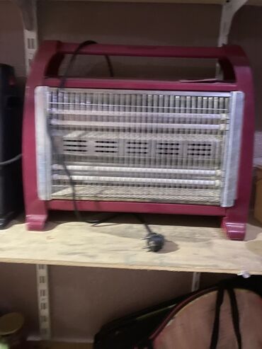 2ci el xalca: Elektrikli infraqırmızı/qradan tipli isitmə cihazı - Rəng: qırmızı