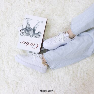 Women's Sneakers and athletic shoes: Nike, Ölçü: 38, rəng - Ağ, Yeni — 4