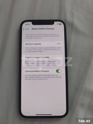 Çaydanlar: IPhone 12, 64 GB, Blue Titanium, Simsiz şarj, Face ID