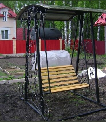 Sifarişlə bağ yelləncəkləri: Metal EN MMC olaraq istədiyiniz forma və ölçüde demir işlerinin — 8