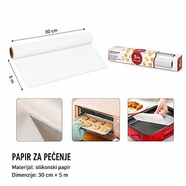 KMT pek papir 2416154 Opis proizvoda: - Papir za pečenje od
