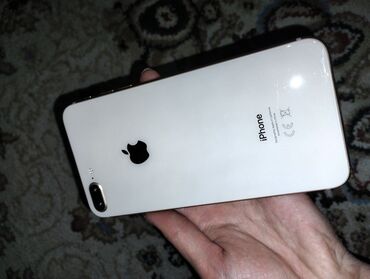 айфон 7 с: IPhone 8 Plus, Б/у, 64 ГБ, Белый, Чехол, 100 %