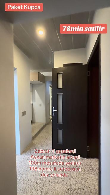 Həyət evləri və villaların satışı: Zabrat 1 qəsəbəsində, Ayxan marketin arxasında yerləşən paket kupçalı — 10