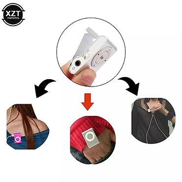musiqi pleyeri: CARD CLIP MP3 pleyer – yüngül, miniatür və klipsli musiqi pleyeri — 7