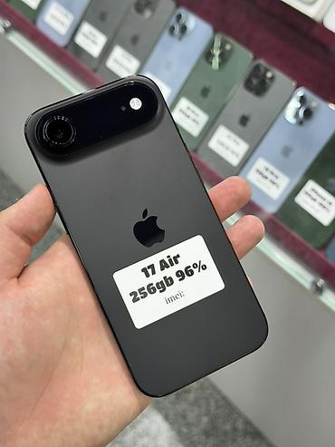 one plus 12: IPhone Air, Б/у, 256 ГБ, Черный, Защитное стекло, Чехол, Кабель, В рассрочку, 96 % — 1