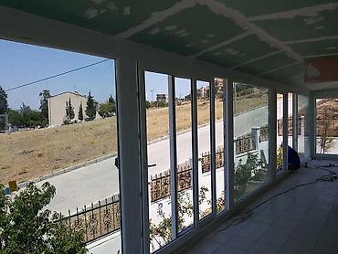 Balkonlar: Aliminum pəncərə, aliminium qapı, alminum, alüminium, cəbhə sistemləri — 12