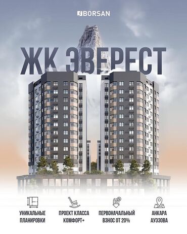 Продажа домов: 3 комнаты, 92 м², Элитка, 14 этаж, ПСО (под самоотделку)