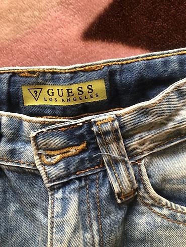Şortlar: GUESS Los Angeles brendi denim şort - Model: Uşaq/yeniyetmə şortu — 2