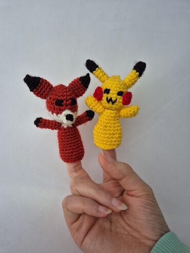 Oyuncaqlar: Toxunma barmaq kuklalar ələ keçirtmə kuklalar və adi kukla.Göz nuru — 3