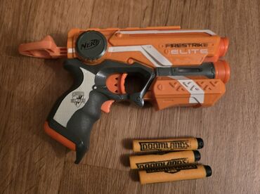 işlenmiş maşınlar: Nerf "firestrike" tapançası və 3 güllə tam işlək vəziyyətdədir az