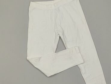 białe spodnie dla dziewczynki: Legginsy dziecięce, Next, 9 lat, 128/134, stan - Zadowalający