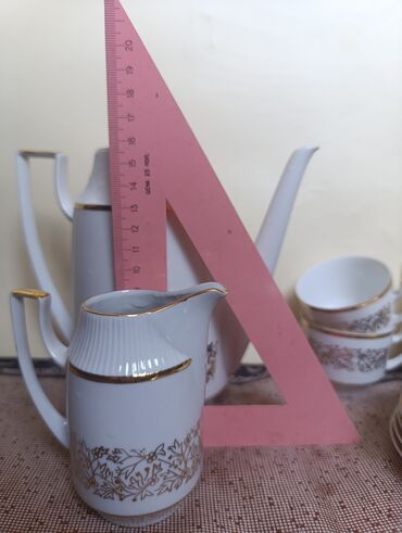 Наборы посуды: Продается НовыйСервис кофейный СССР старая Чехословакия антикварный — 9