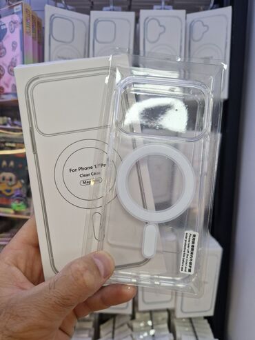 Kabrolar: Şəffaf MagSafe uyğun telefon qabı – iPhone 14 Pro Max üçün