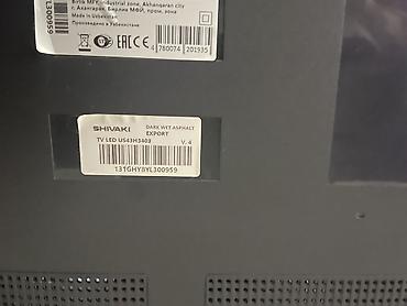tv 107: SHIVAKI TV LED US43H3403, 43" Texniki xüsusiyyətlər: - Ekran: 43" LED — 4
