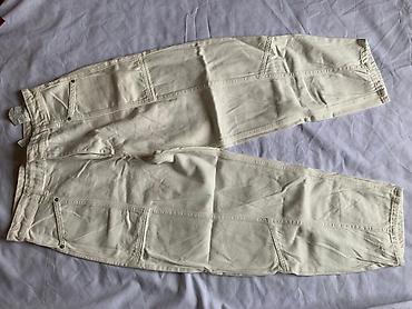 Джинсы: Мужские джинсы, S, M, L, Jordan, Б/у, цвет - Белый, Самовывоз — 35