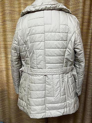 Демисезонные куртки: Женская демисезонная стеганая куртка-парка, темно-серая/графит. - — 9