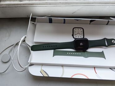 8 ми ядерный ноутбук: Смарт-часы Apple Watch Series 7 в корпусе из алюминия цвета «темная